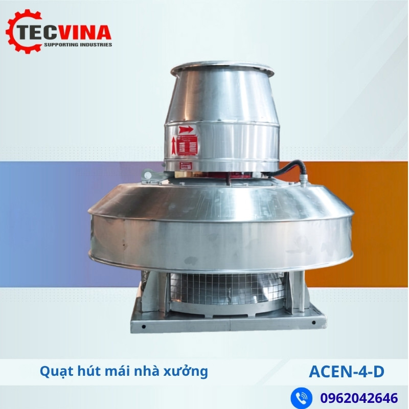 Quạt thông gió hút mái nhà xưởng ACEN-4-D